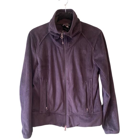 The North Face Jacket Womens Med Black Osito Gorpcore Athleisure Fleece Zip Up - Picture 2 of 12